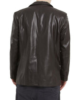 Men Genuine Leather Blazer Sport Coat 09